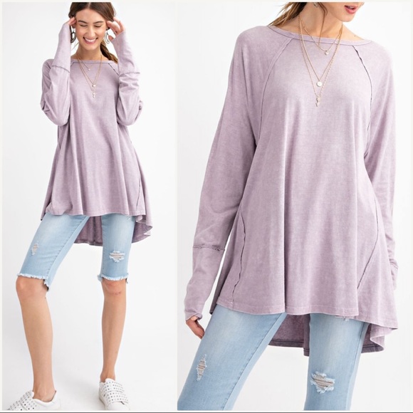 Des Feli Tops - Store Closing‼️ Lilac Hi Low Top